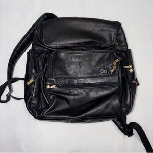 Frye Black Leather Women's Backpack